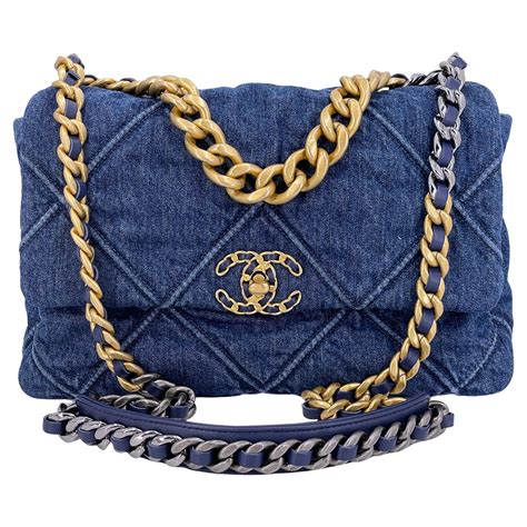 chanel 19 jeans bag